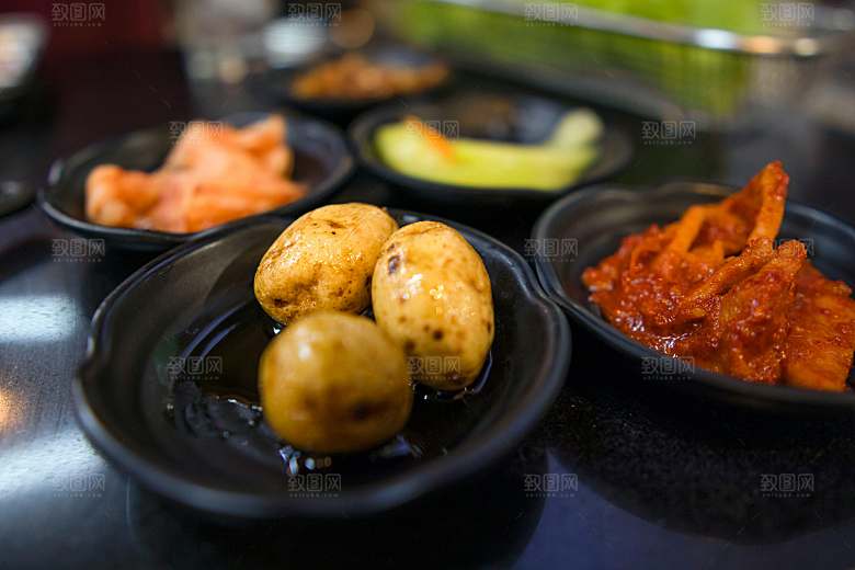 土豆摄影特写素材