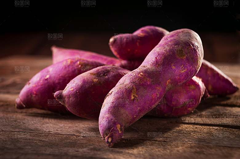 紫薯摄影素材特写