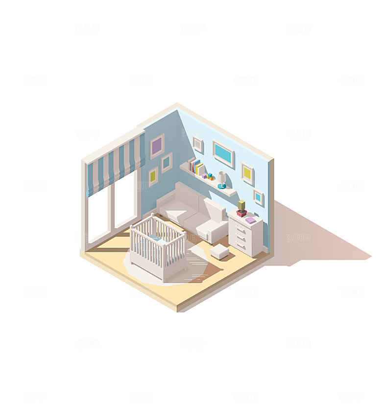 室内房屋布置建筑场景