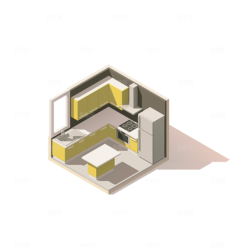 室内房屋布置建筑场景