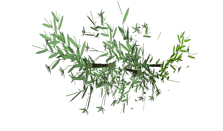 平面植物景观园林乔木灌木花草木顶视图素材