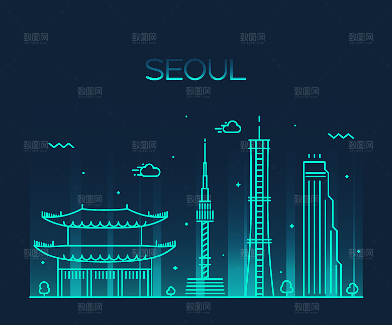 时尚世界文化城市标志建筑