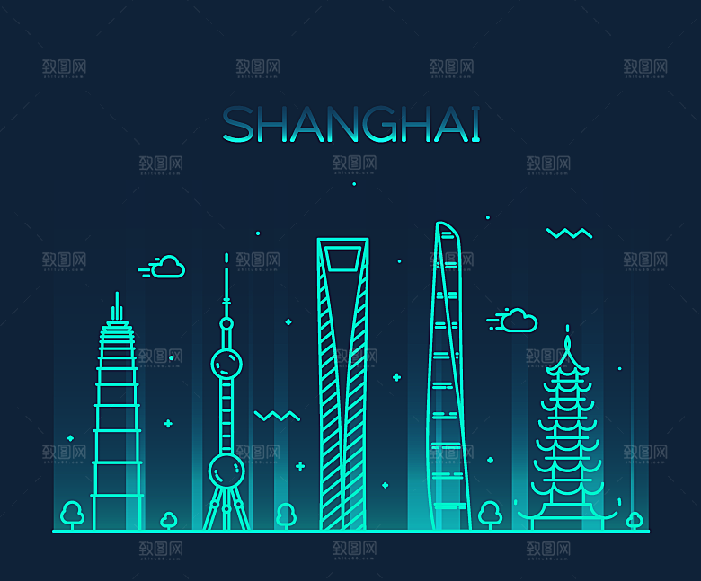 时尚世界文化城市标志建筑