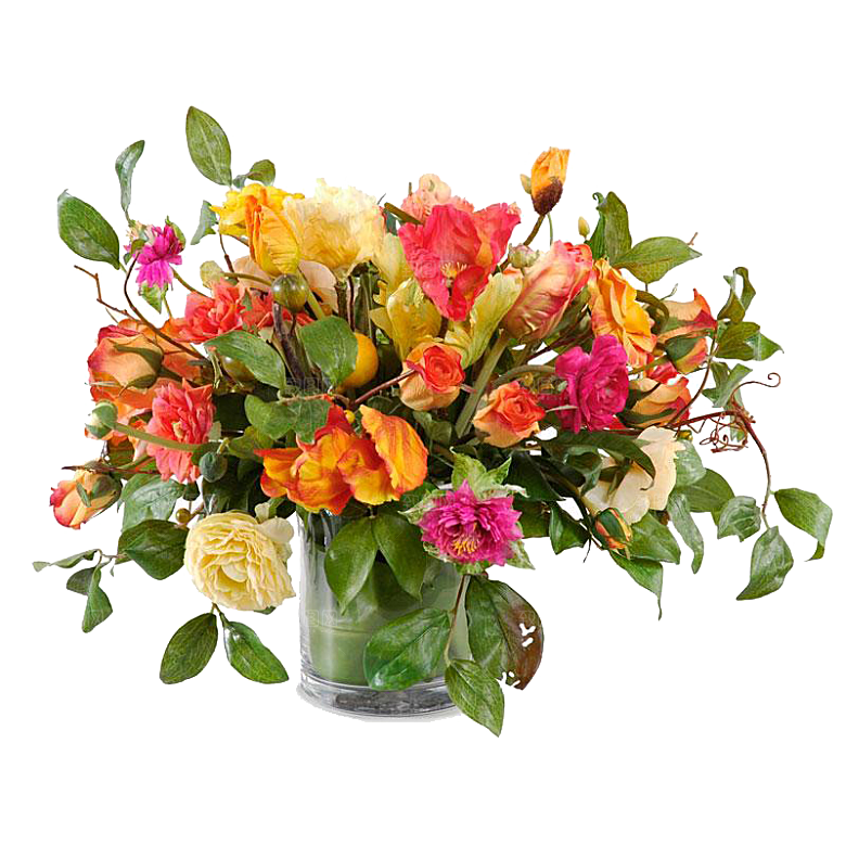 花艺软装北欧绿植插花花卉盆栽PNG