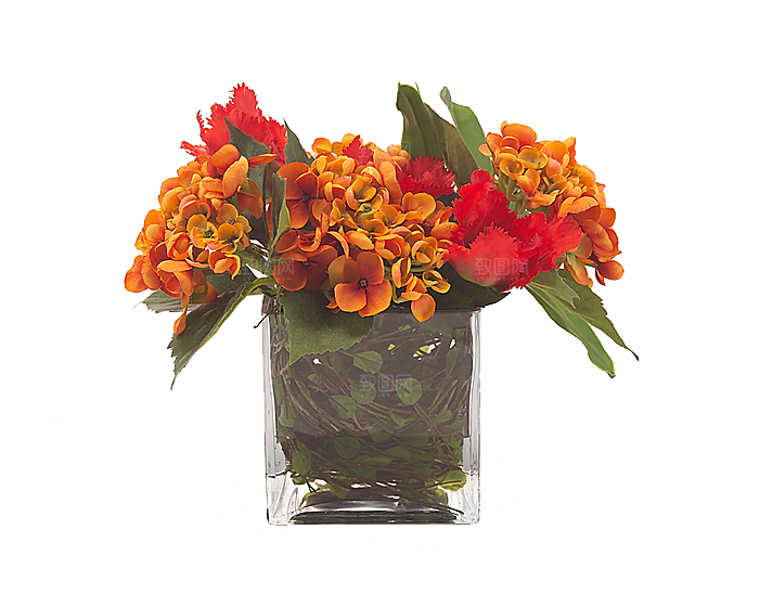 花艺软装北欧绿植插花花卉盆栽PNG素材
