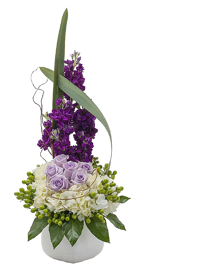 花艺软装北欧绿植插花花卉盆栽PNG素材