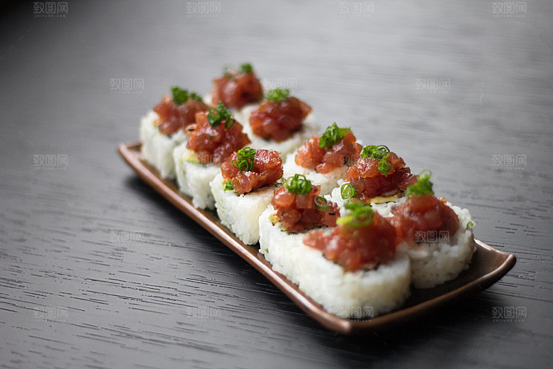 寿司美食餐饮摄影海报广告设计高清菜单