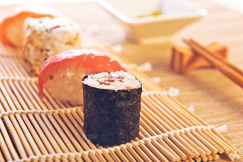 寿司美食餐饮摄影海报广告设计高清菜单素材