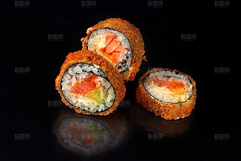 寿司美食餐饮摄影海报广告设计高清菜单