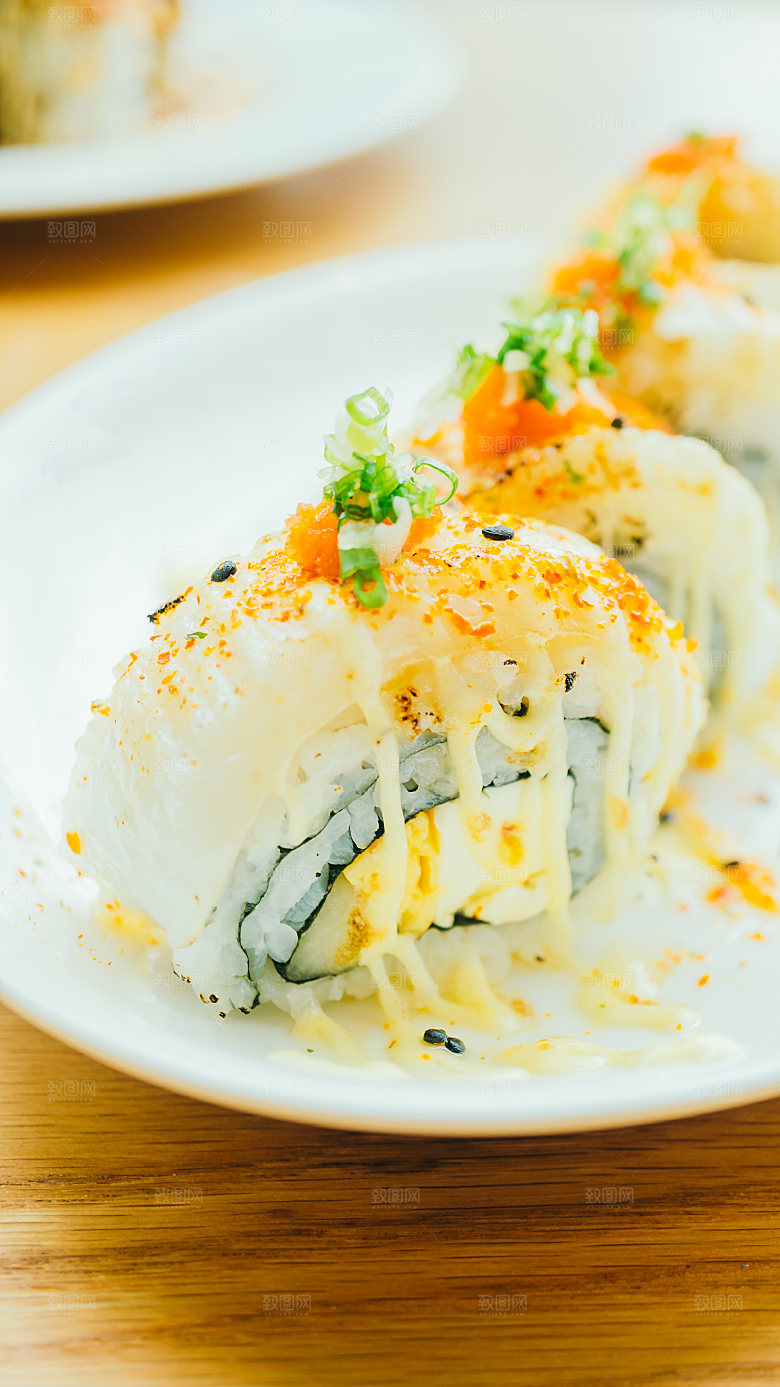 寿司美食餐饮摄影海报广告设计高清菜单素材