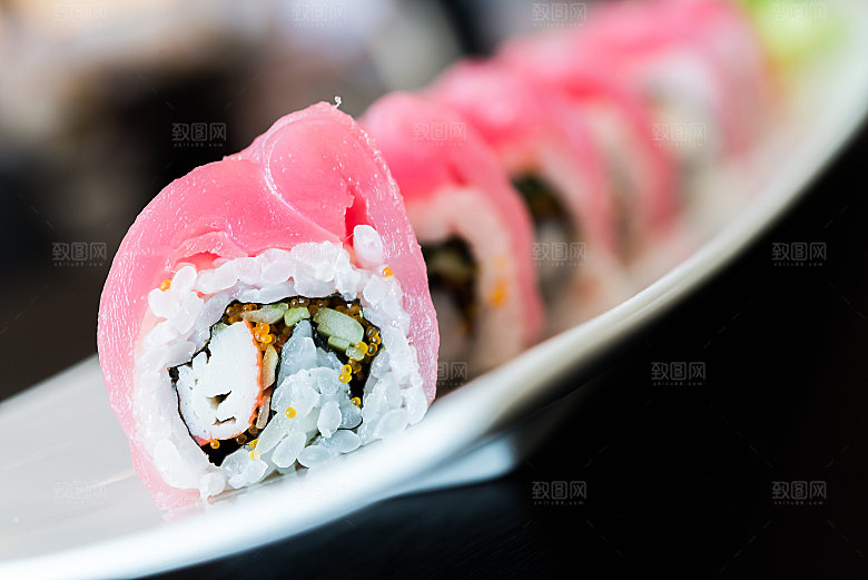 寿司美食餐饮摄影海报广告设计高清菜单