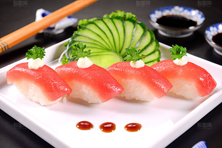 寿司美食餐饮摄影海报广告设计高清菜单素材