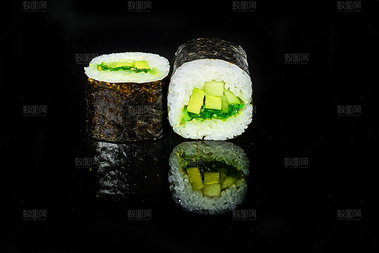 寿司美食餐饮摄影海报广告设计高清菜单素材