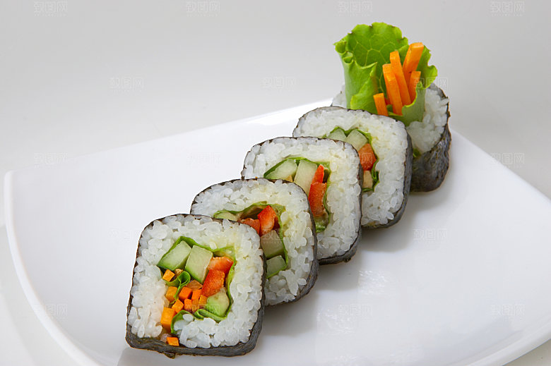 寿司美食餐饮摄影海报广告设计高清菜单