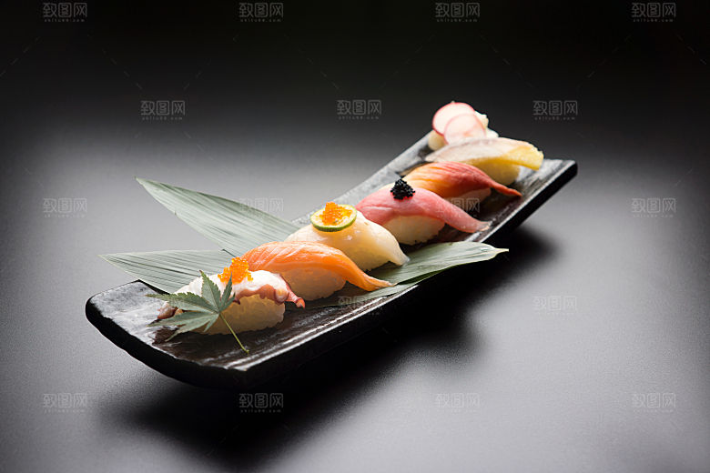 寿司美食餐饮摄影海报广告设计高清菜单