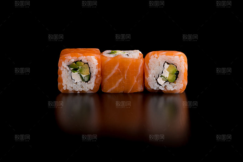 寿司美食餐饮摄影海报广告设计高清菜单