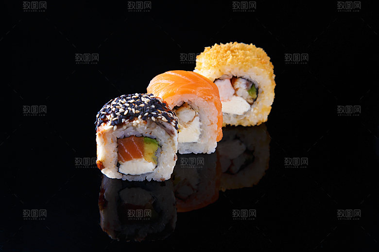 寿司美食餐饮摄影海报广告设计高清菜单素材