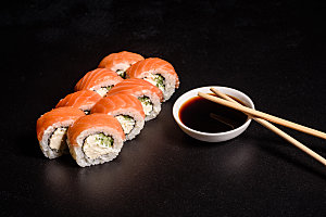 寿司美食餐饮摄影海报广告设计高清菜单