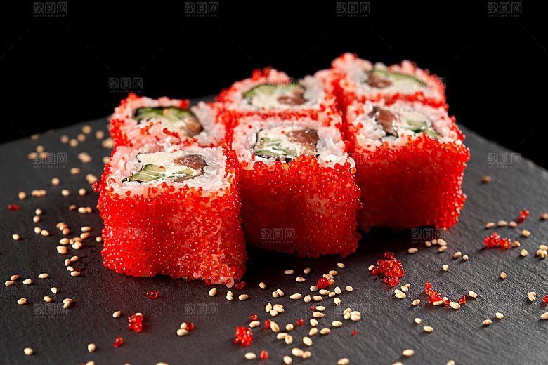 寿司美食餐饮摄影海报广告设计高清菜单