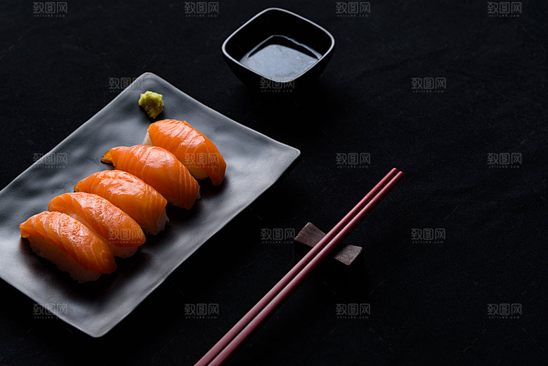 寿司美食餐饮摄影海报广告设计高清菜单素材