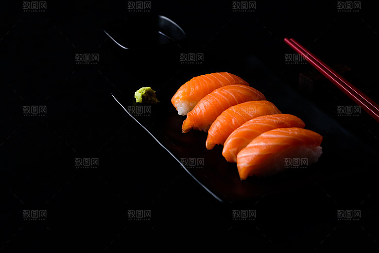 寿司美食餐饮摄影海报广告设计高清菜单