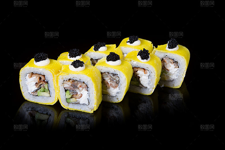 寿司美食餐饮摄影海报广告设计高清菜单素材
