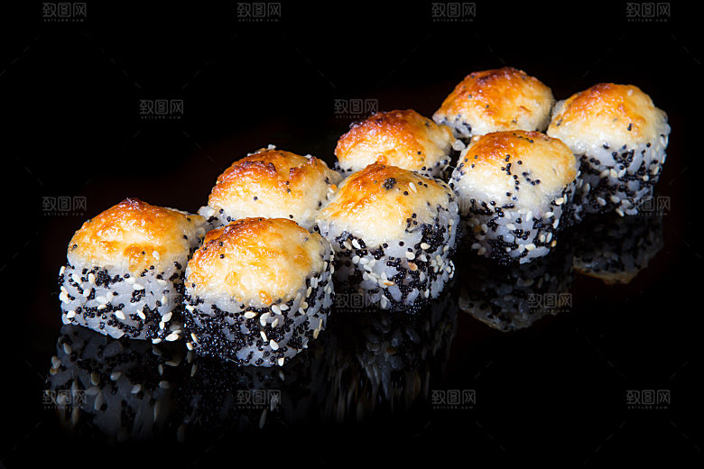 寿司美食餐饮摄影海报广告设计高清菜单