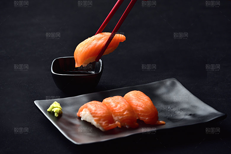 寿司美食餐饮摄影海报广告设计高清菜单素材