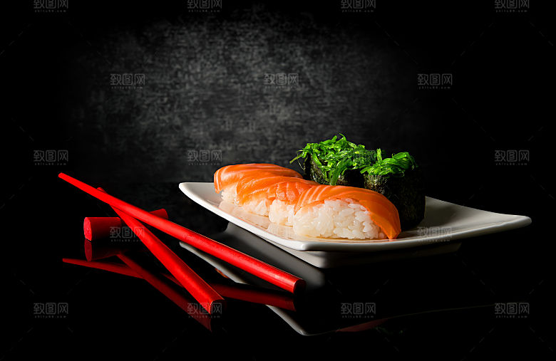 寿司美食餐饮摄影海报广告设计高清菜单素材