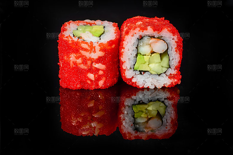寿司美食餐饮摄影海报广告设计高清菜单
