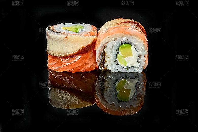 寿司美食餐饮摄影海报广告设计高清菜单
