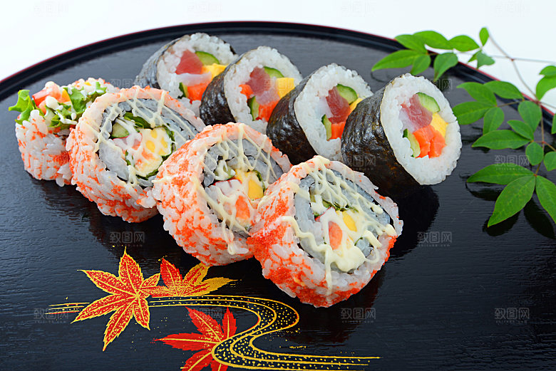寿司美食餐饮摄影海报广告设计高清菜单素材