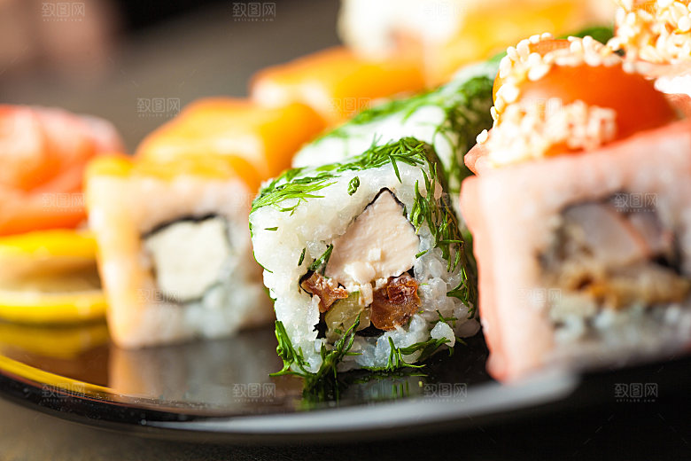 寿司美食餐饮摄影海报广告设计高清菜单素材