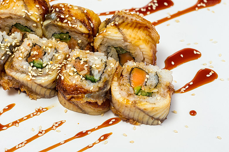 寿司美食餐饮摄影海报广告设计高清菜单素材
