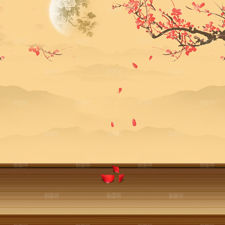 中国风创意主图背景