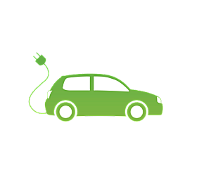 简约大气新能源汽车免扣透明元素