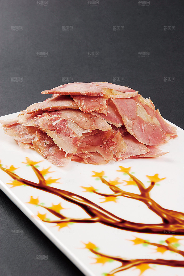 凹版羊肉美食高清摄影图