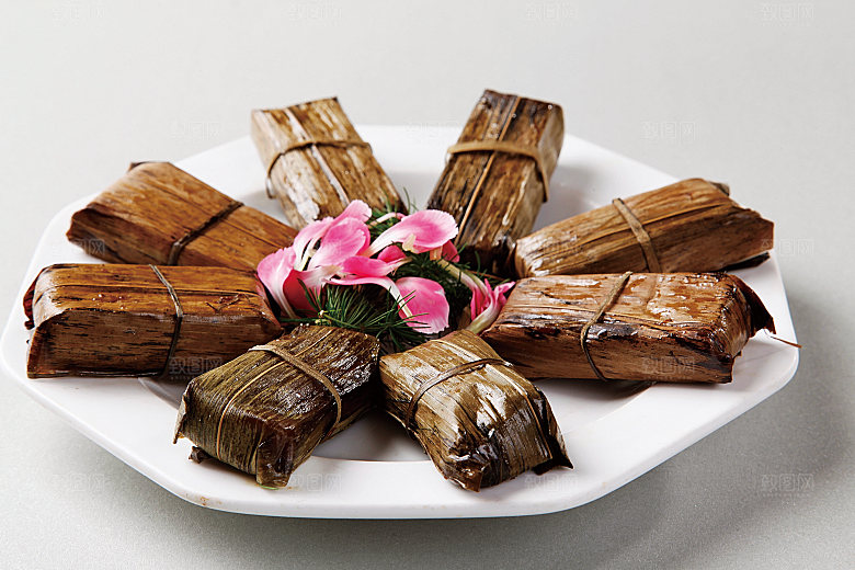 耙糕美食高清摄影图