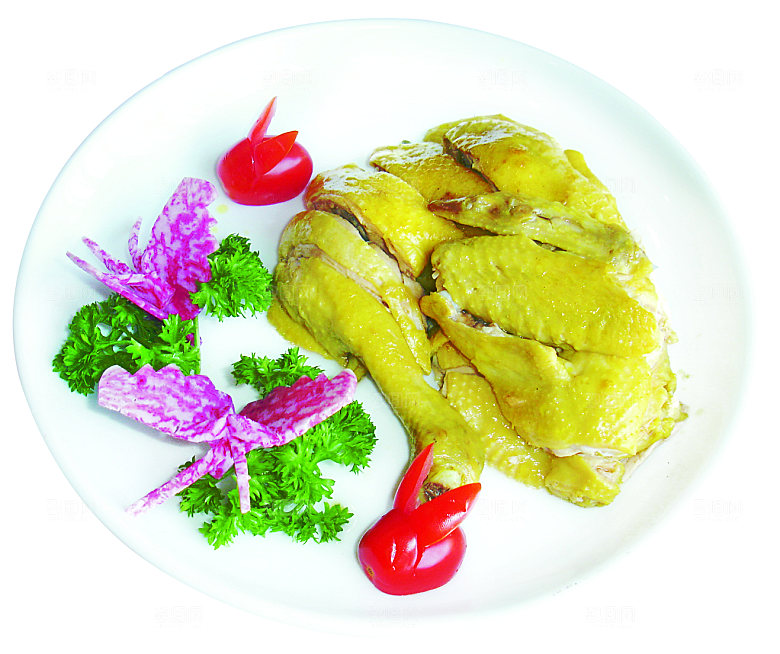 白切鸡美食高清摄影图