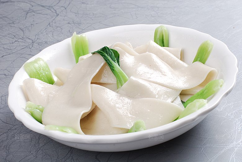白水面片美食高清摄影图