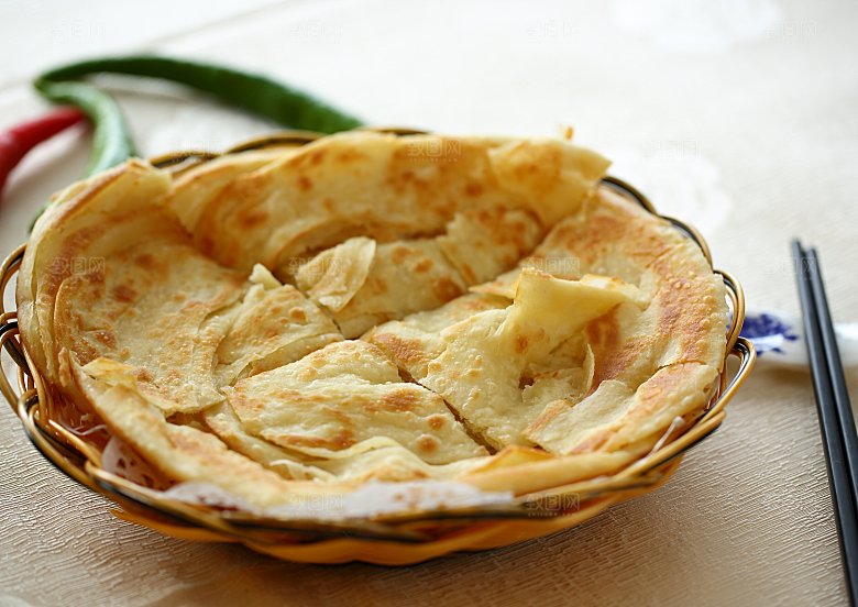 煎饼烙饼美食高清摄影
