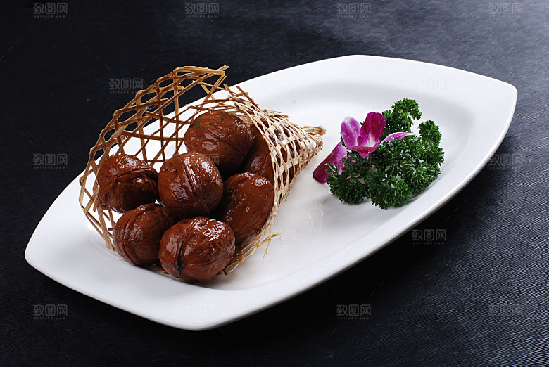 卤水拼盘美食摄影图