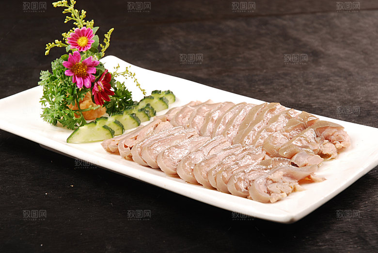 腊味卤水拼盘摄影图