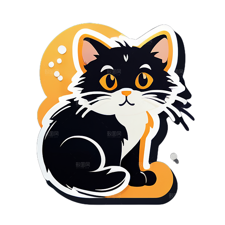 小猫贴画的文化内涵