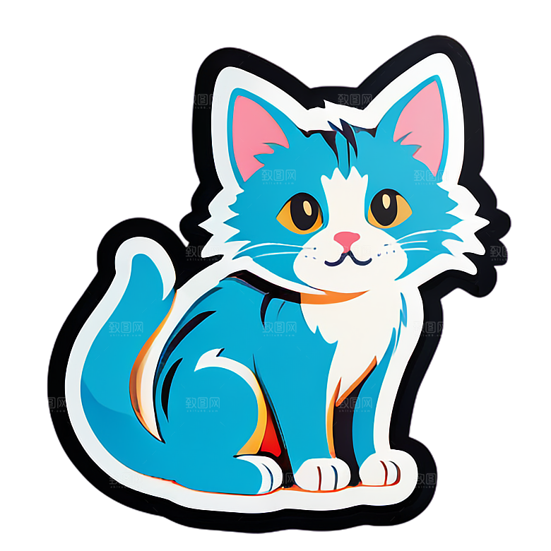 小猫贴画的创意用途