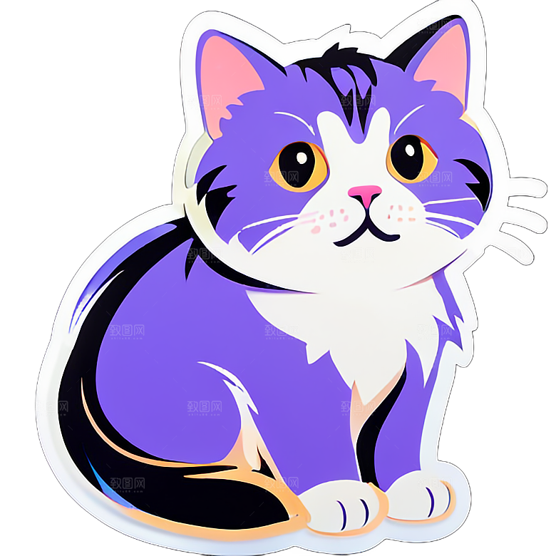 小猫贴画的创意用途