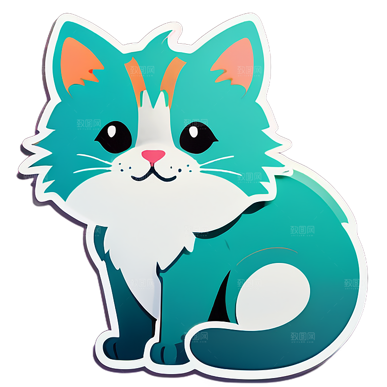 小猫贴画的创意用途