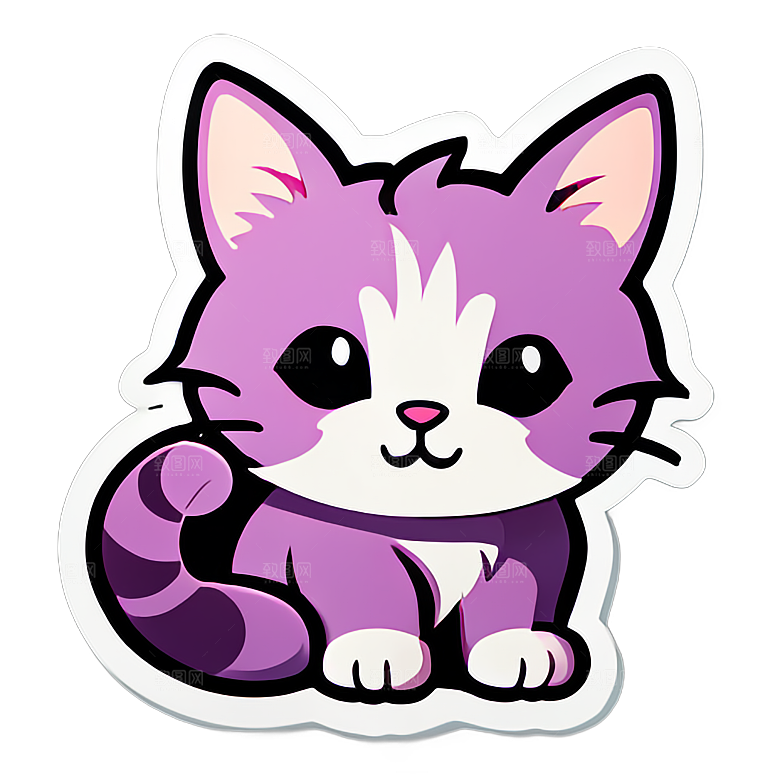 小猫贴画的创意用途