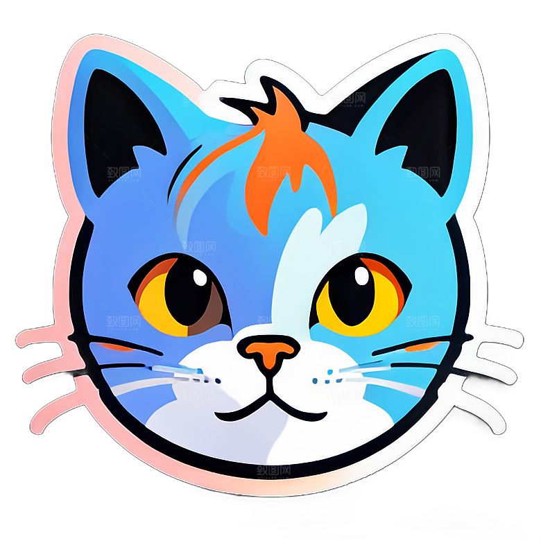 小猫贴画的创意用途