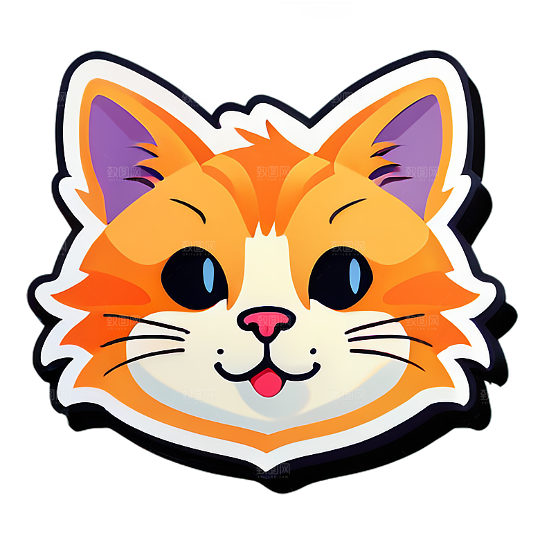 小猫贴画的创意用途